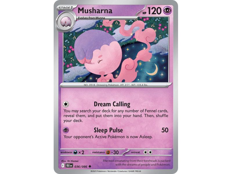 Musharna (Master Ball Pattern) – Black Bolt SV10.5 | Carta POKEMON en México