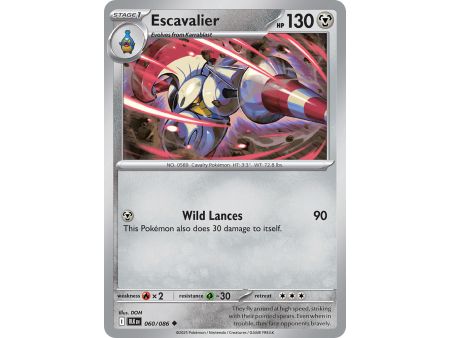 Escavalier (Master Ball Pattern) – Black Bolt SV10.5 | Carta POKEMON en México