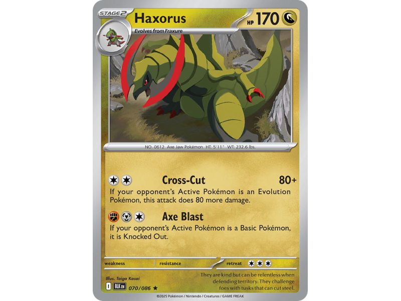 Haxorus (Master Ball Pattern) – Black Bolt SV10.5 | Carta POKEMON en México