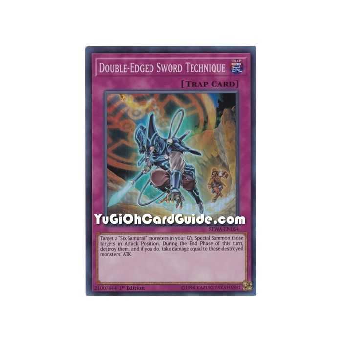 Double - Edged Sword Technique (Super Rare) – Spirit Warriors | Carta YUGIOH en México