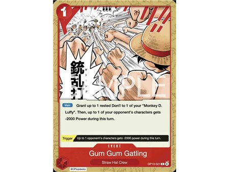 Gum-Gum Gatling Gun (Common)