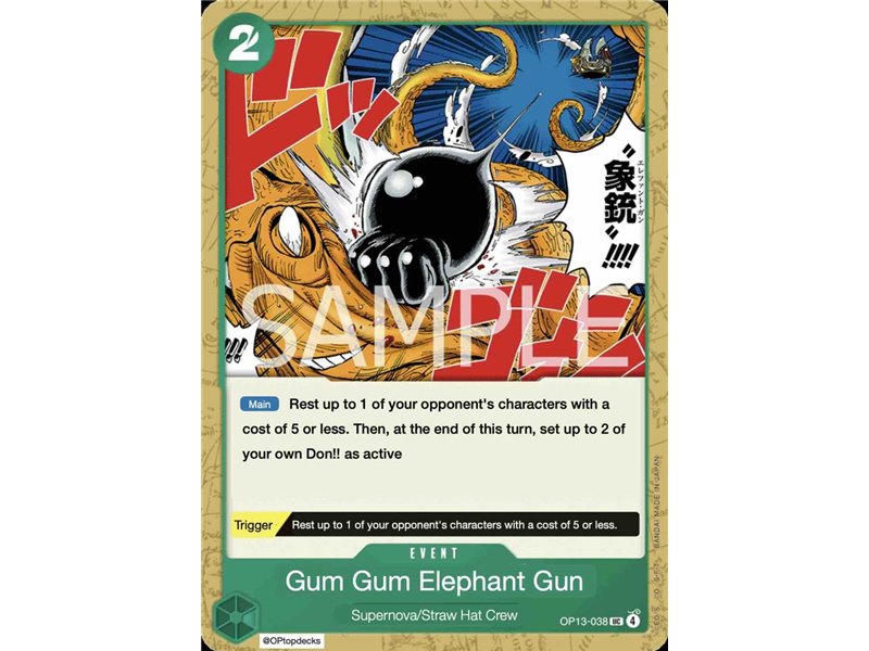 Gum-Gum Elephant Gun (Uncommon)