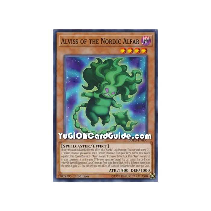 Alviss of the Nordic Alfar (Common) – Soul Fusion | Carta YUGIOH en México