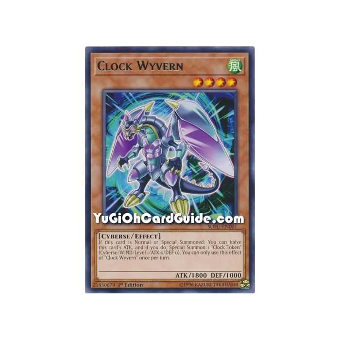 Clock Wyvern (Rare) – Soul Fusion | Carta YUGIOH en México