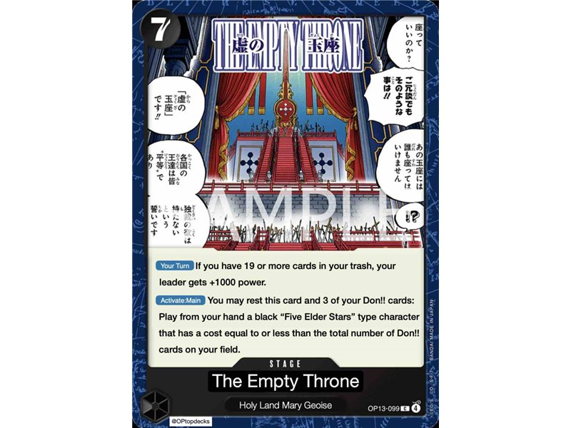 The Empty Throne  (Common)