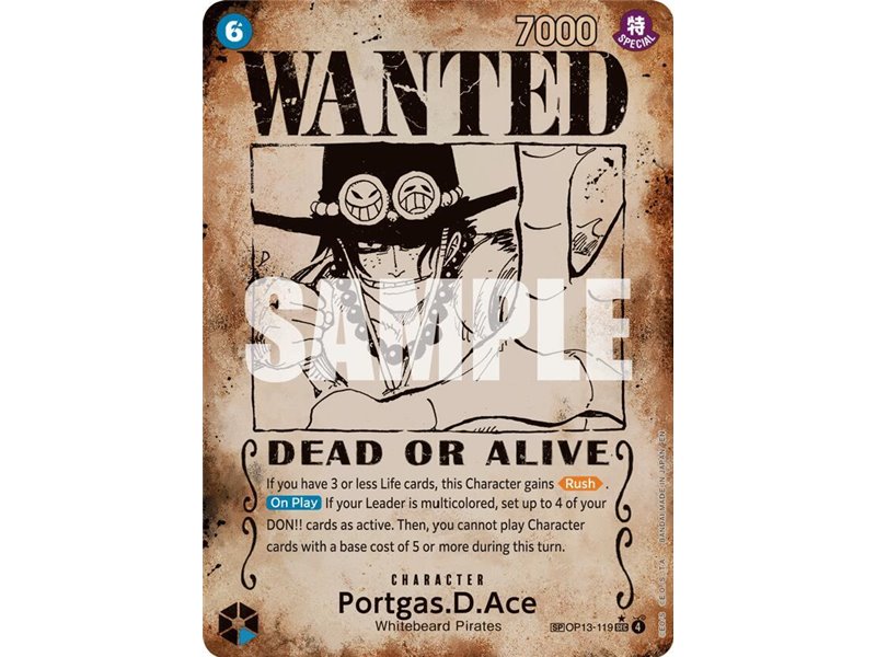 Portgas.D.Ace (Wanted Poster)