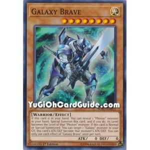 Galaxy Brave (Common) – Soul Fusion | Carta YUGIOH en México