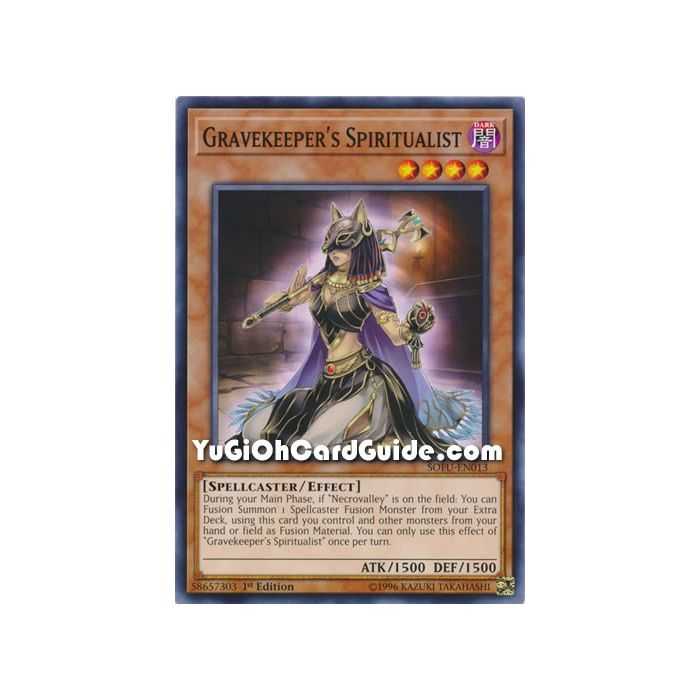 Gravekeeper's Spiritualist (Common) – Soul Fusion | Carta YUGIOH en México