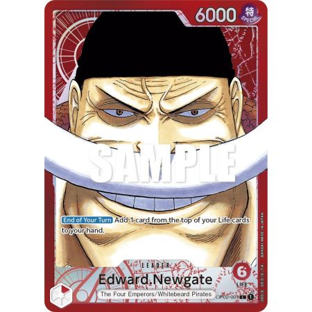 Edward.Newgate (Alternate Art) – OP2 Paramount War | Carta ONE PIECE en México