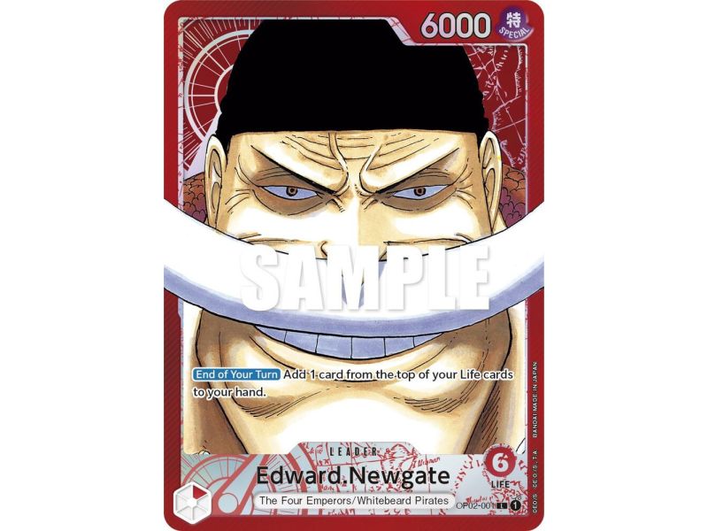 Edward.Newgate (Alternate Art) – OP2 Paramount War | Carta ONE PIECE en México