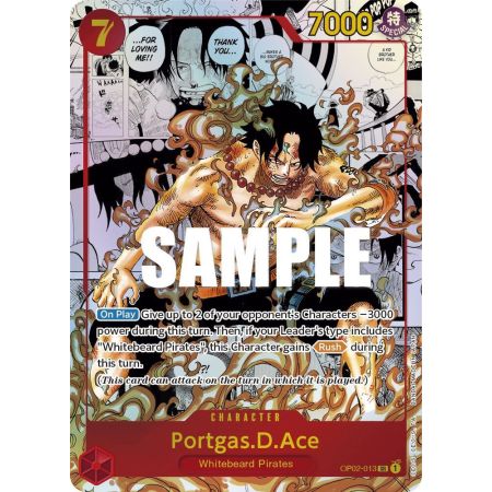 Portgas.D.Ace (Manga) – OP2 Paramount War | Carta ONE PIECE en México