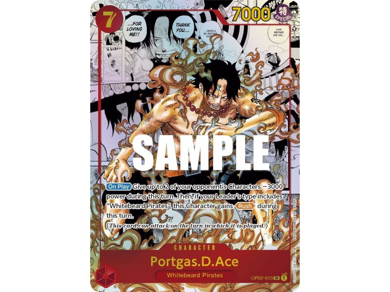 Portgas.D.Ace (Manga) – OP2 Paramount War | Carta ONE PIECE en México