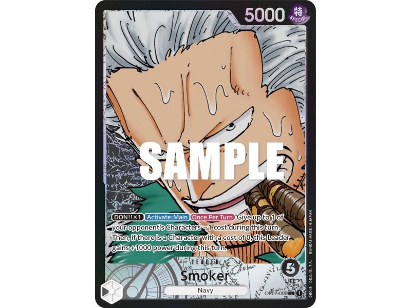 Smoker (Alternate Art) – OP2 Paramount War | Carta ONE PIECE en México