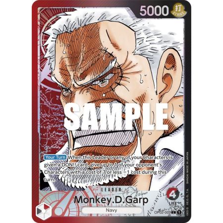 Monkey.D.Garp (Alternate Art) – OP2 Paramount War | Carta ONE PIECE en México
