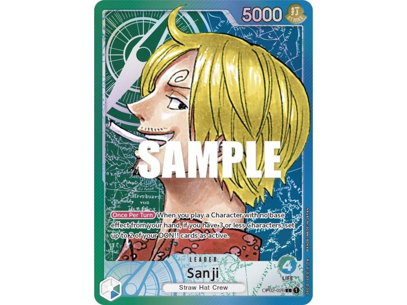 Sanji (Alternate Art) – OP2 Paramount War | Carta ONE PIECE en México