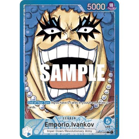 Emporio.Ivankov (Alternate Art) – OP2 Paramount War | Carta ONE PIECE en México