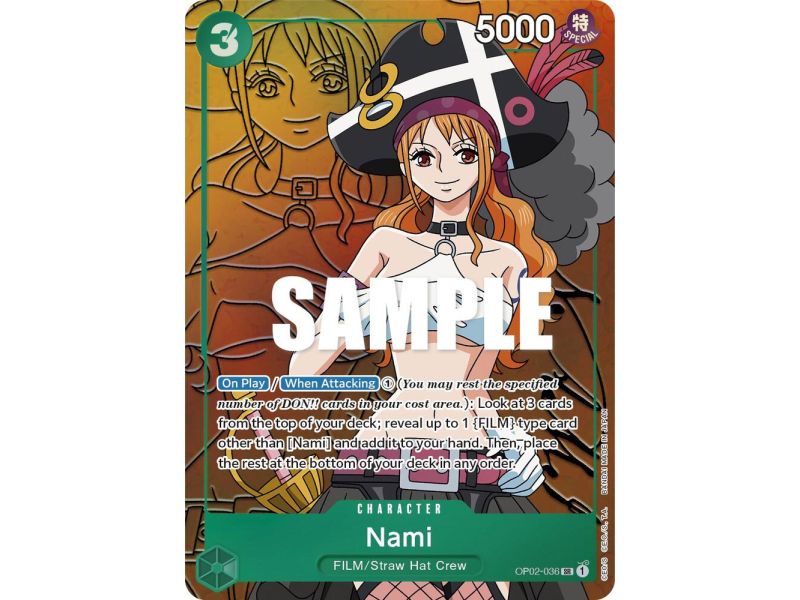 Nami (Alternate Art) – OP2 Paramount War | Carta ONE PIECE en México