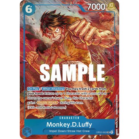 Monkey.D.Luffy (Alternate Art) – OP2 Paramount War | Carta ONE PIECE en México