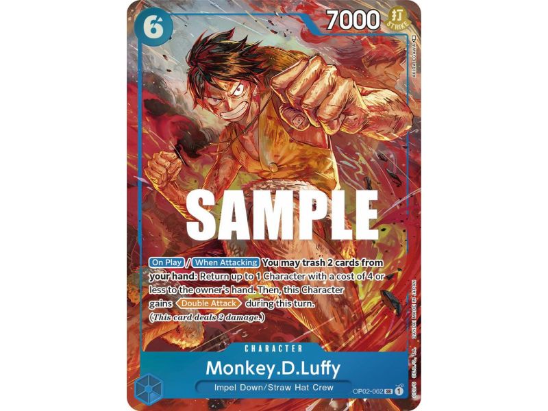Monkey.D.Luffy (Alternate Art) – OP2 Paramount War | Carta ONE PIECE en México