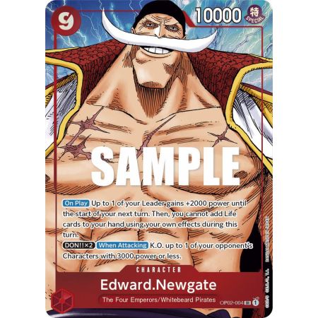 Edward.Newgate (Alternate Art) – OP2 Paramount War | Carta ONE PIECE en México