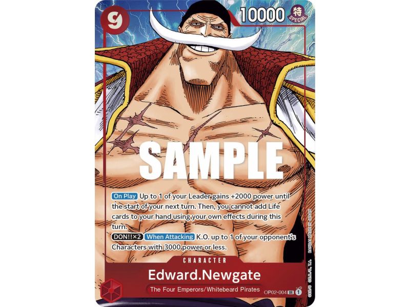 Edward.Newgate (Alternate Art) – OP2 Paramount War | Carta ONE PIECE en México