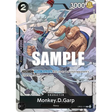 Monkey.D.Garp (Alternate Art) – OP2 Paramount War | Carta ONE PIECE en México