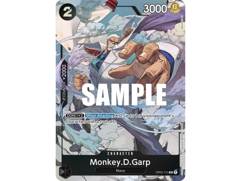 Monkey.D.Garp (Alternate Art) – OP2 Paramount War | Carta ONE PIECE en México