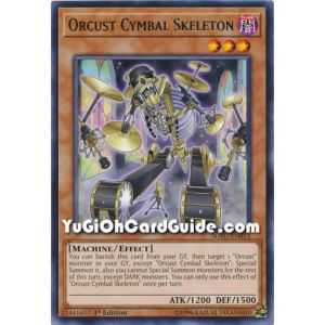Orcust Cymbal Skeleton (Rare) – Soul Fusion | Carta YUGIOH en México