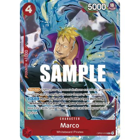 Marco (Alternate Art) – OP2 Paramount War | Carta ONE PIECE en México