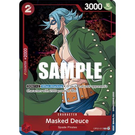 Masked Deuce (Alternate Art) – OP2 Paramount War | Carta ONE PIECE en México