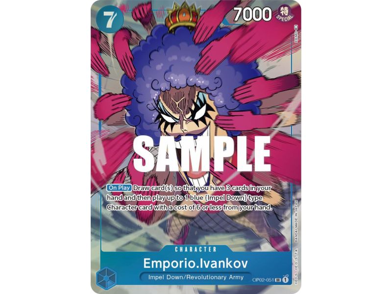 Emporio.Ivankov (Alternate Art) – OP2 Paramount War | Carta ONE PIECE en México