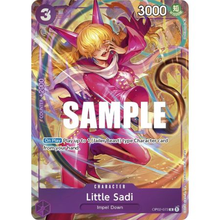 Little Sadi (Alternate Art) – OP2 Paramount War | Carta ONE PIECE en México