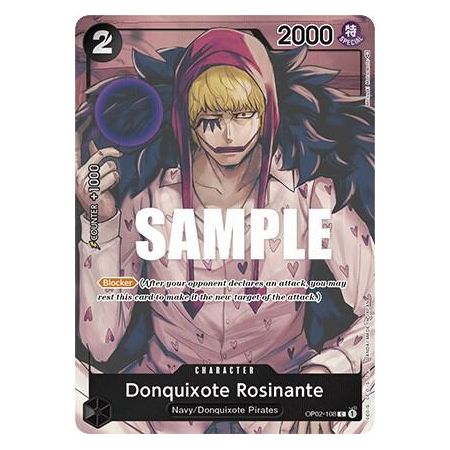 Donquixote Rosinante (Box Topper) – OP2 Paramount War | Carta ONE PIECE en México