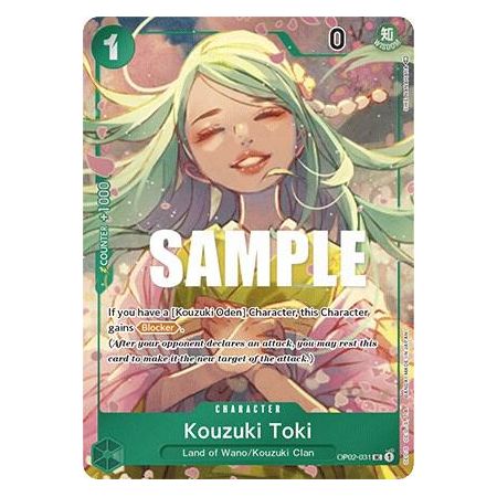 Kouzuki Toki (Box Topper) – OP2 Paramount War | Carta ONE PIECE en México