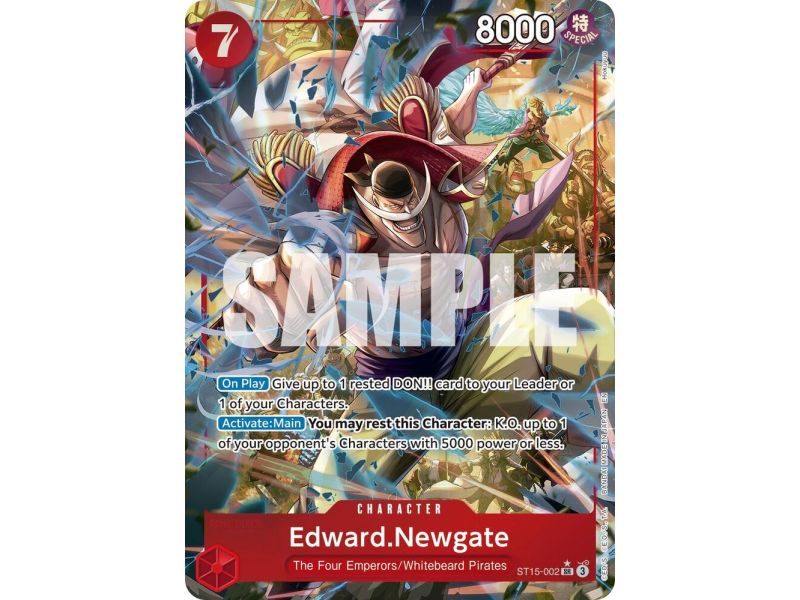 Edward. Newgate (Leader) (ST15) – OP2 Paramount War | Carta ONE PIECE en México