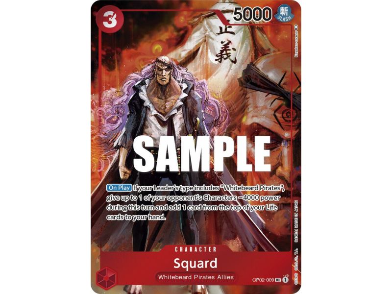 Squard (Uncommon) (Box Topper) – OP2 Paramount War | Carta ONE PIECE en México