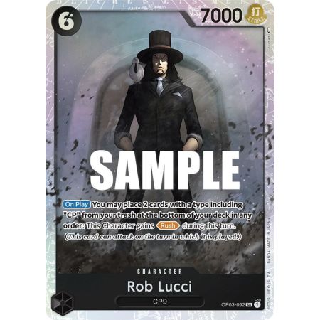 Rob Lucci (Super Rare) – OP3 Pillars of Strength | Carta ONE PIECE en México