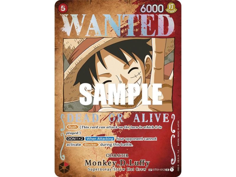 Monkey.D.Luffy (Wanted Poster) – OP3 Pillars of Strength | Carta ONE PIECE en México