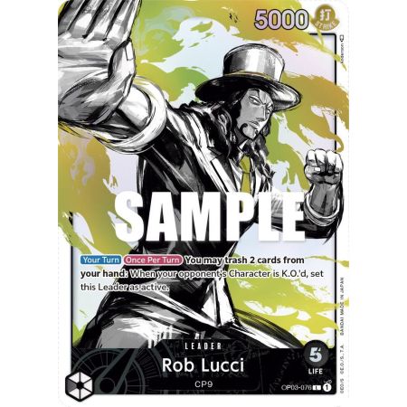 Rob Lucci (Alternate Art) – OP3 Pillars of Strength | Carta ONE PIECE en México