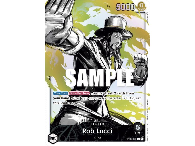Rob Lucci (Alternate Art) – OP3 Pillars of Strength | Carta ONE PIECE en México