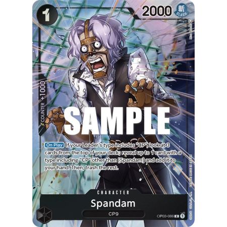 Spandam (Alternate Art) – OP3 Pillars of Strength | Carta ONE PIECE en México