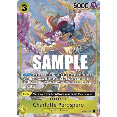 Charlotte Perospero (Alternate Art) – OP3 Pillars of Strength | Carta ONE PIECE en México