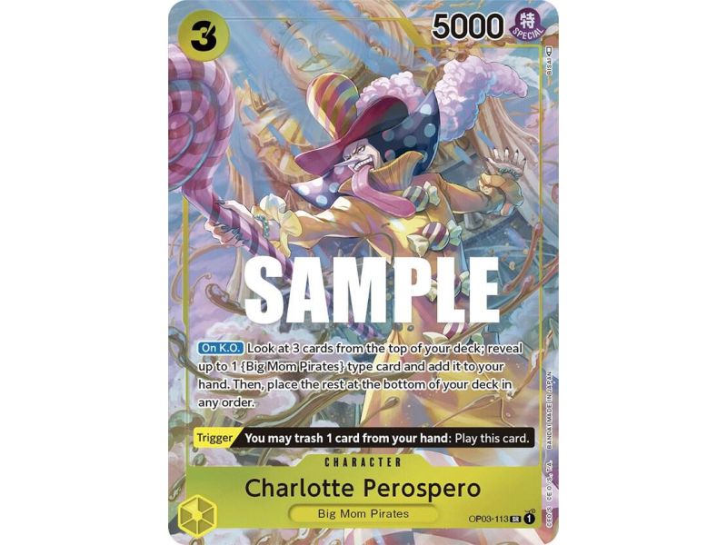 Charlotte Perospero (Alternate Art) – OP3 Pillars of Strength | Carta ONE PIECE en México