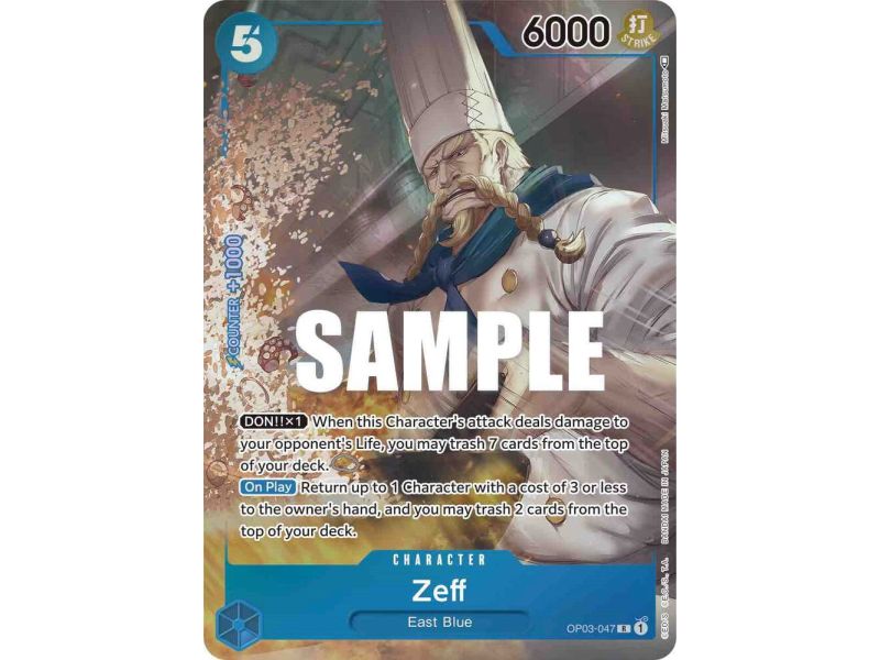 Zeff (Alternate Art) – OP3 Pillars of Strength | Carta ONE PIECE en México