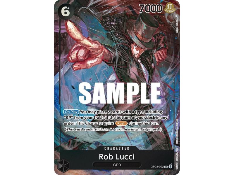 Rob Lucci (Alternate Art) – OP3 Pillars of Strength | Carta ONE PIECE en México