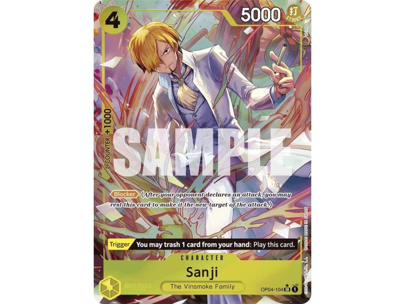 Sanji (Alternate Art) (PRB-01) – OP4 Kingdom of Intrigue | Carta ONE PIECE en México