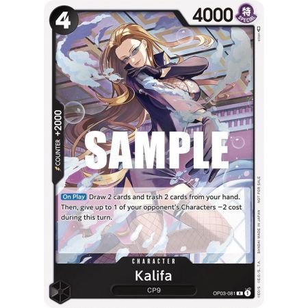 Kalifa (Dash Pack) – OP4 Kingdom of Intrigue | Carta ONE PIECE en México