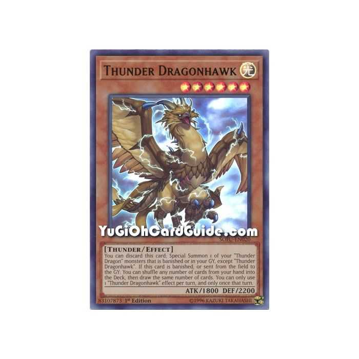 Thunder Dragonhawk (Ultra Rare) – Soul Fusion | Carta YUGIOH en México
