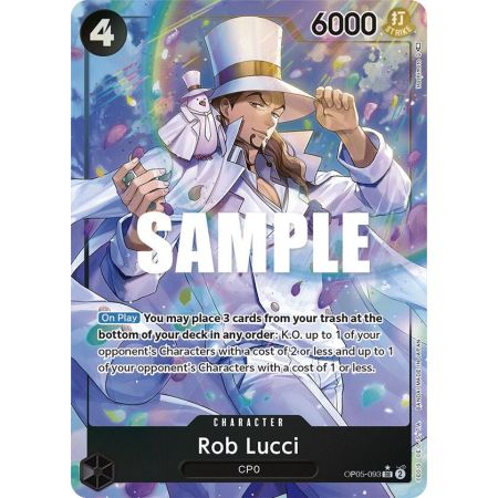 Rob Lucci (Alternate Art) – OP5 Awakening of the New Era | Carta ONE PIECE en México