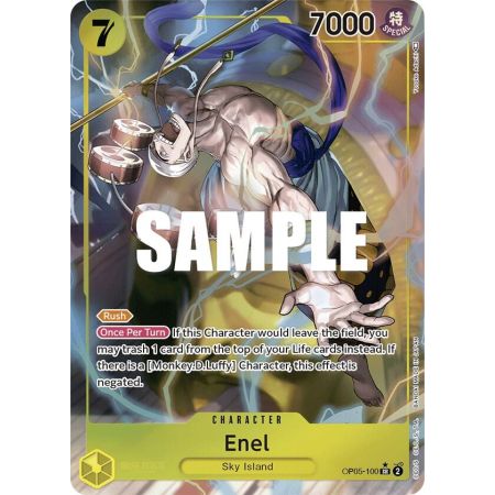 Enel (Alternate Art) – OP5 Awakening of the New Era | Carta ONE PIECE en México